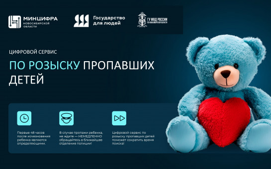 Новосибирская область первой в России внедрила сервис по розыску пропавших детей с применением средств искусственного интеллекта